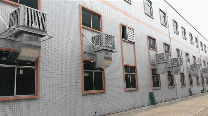 玩具廠車間通風降溫/水空調生產廠家